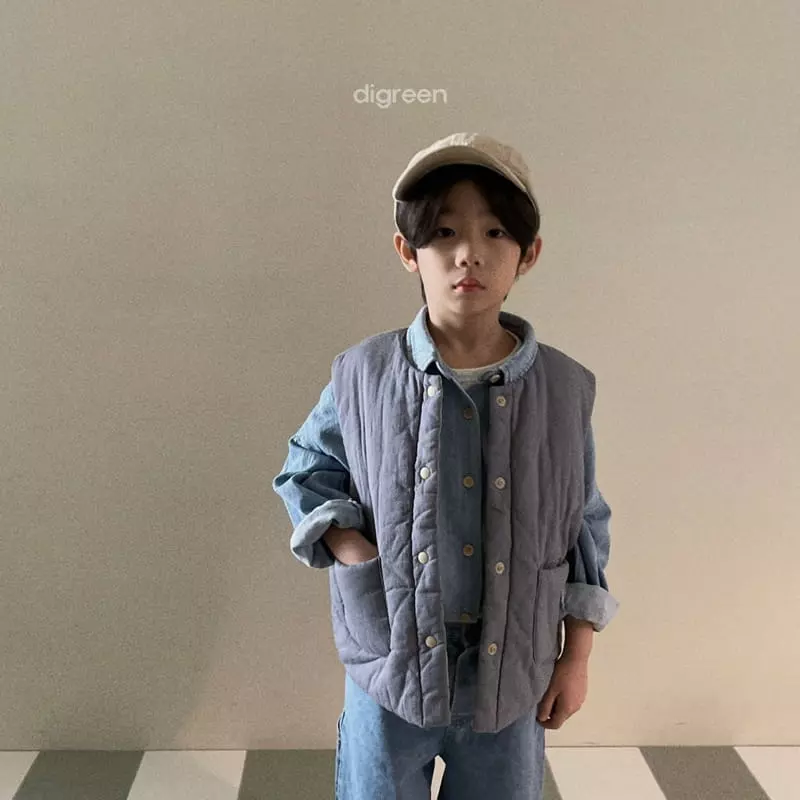 Digreen - Korean Children Fashion - #discoveringself - Song Song Quilting Vest Reversible - 10