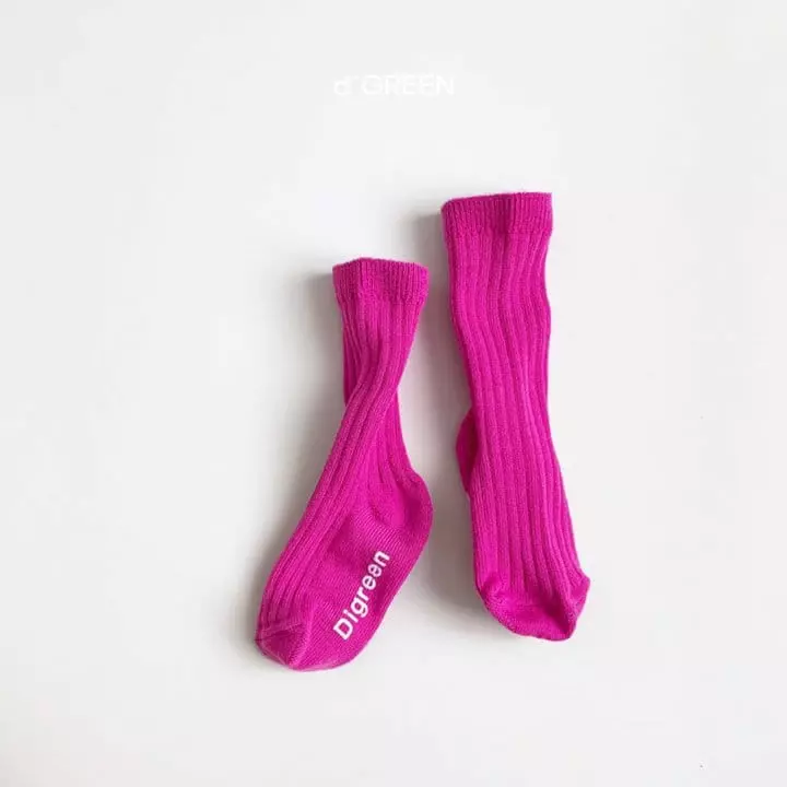Digreen - Korean Children Fashion - #fashionkids - Neon Socks [set of 5] - 8