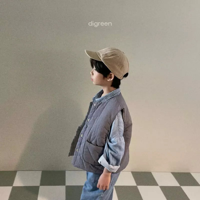 Digreen - Korean Children Fashion - #fashionkids - Song Song Quilting Vest Reversible - 11