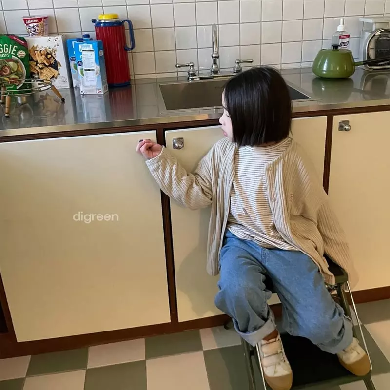 Digreen - Korean Children Fashion - #fashionkids - Natural Cardigan - 2