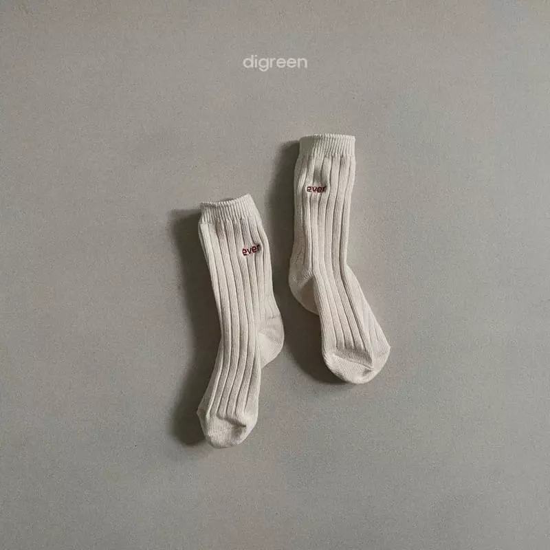 Digreen - Korean Children Fashion - #kidsshorts - Ever Gray Socks [set of 3] - 5
