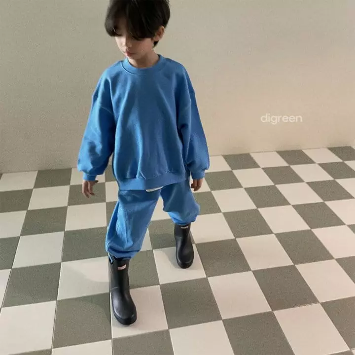 Digreen - Korean Children Fashion - #fashionkids - Embroidery Top Bottom Set  - 4