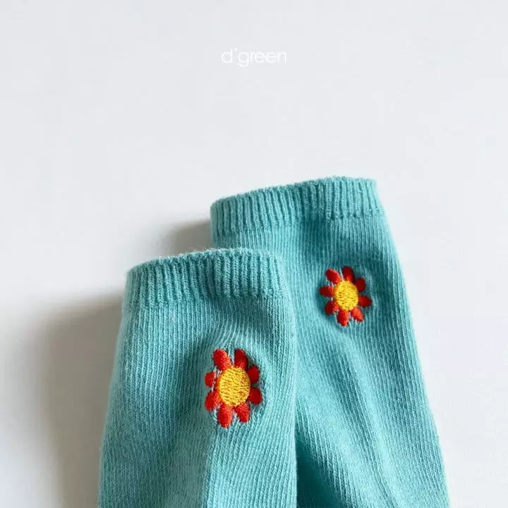 Digreen - Korean Children Fashion - #kidsshorts - Garden Socks [set of 3]