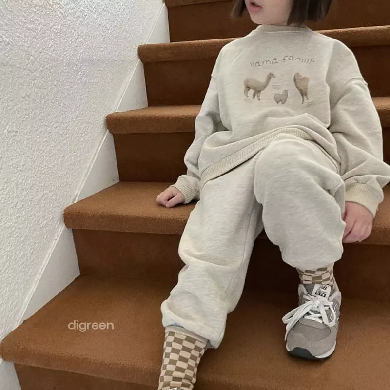 Digreen - Korean Children Fashion - #fashionkids - Lama Sweatshirt - 4