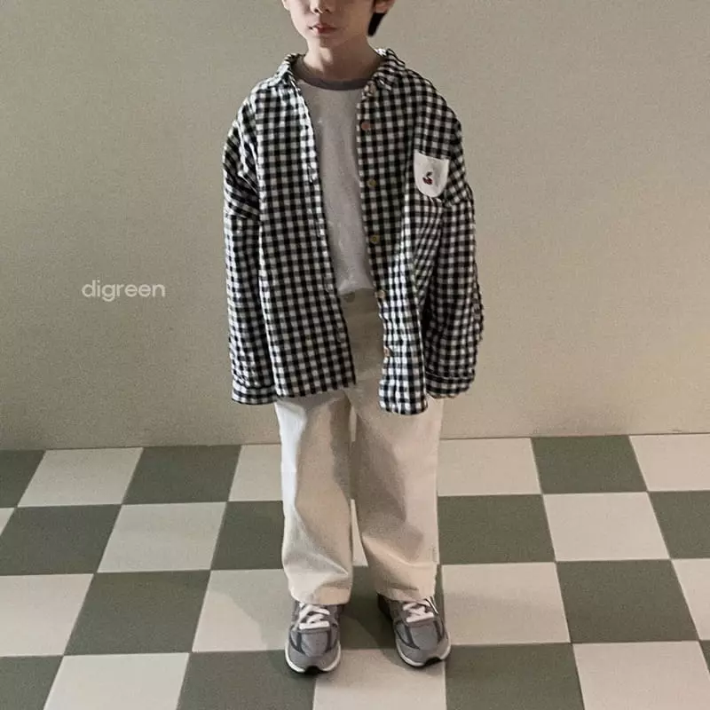 Digreen - Korean Children Fashion - #kidsshorts - Cherry Pocket Shirt - 8