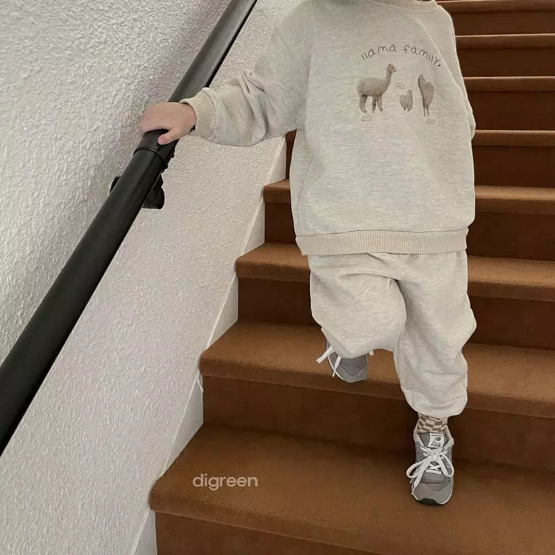 Digreen - Korean Children Fashion - #kidsstore - Lama Sweatshirt - 5