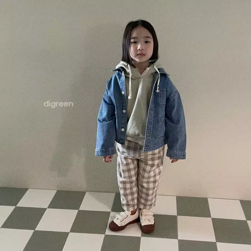 Digreen - Korean Children Fashion - #kidsstore - Check Pintuck Pants - 5
