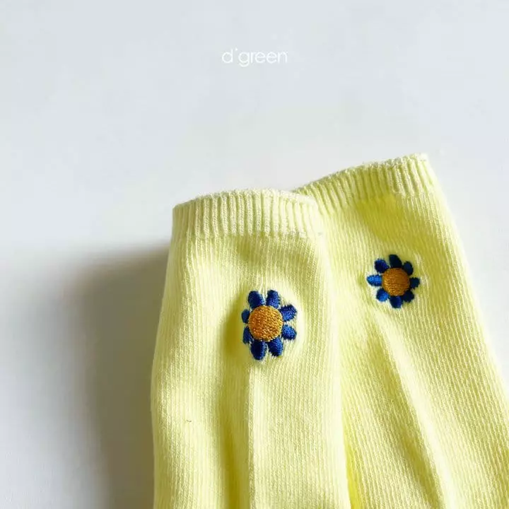 Digreen - Korean Children Fashion - #kidzfashiontrend - Garden Socks [set of 3] - 3