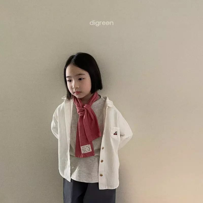 Digreen - Korean Children Fashion - #kidzfashiontrend - Cherry Pocket Shirt - 10