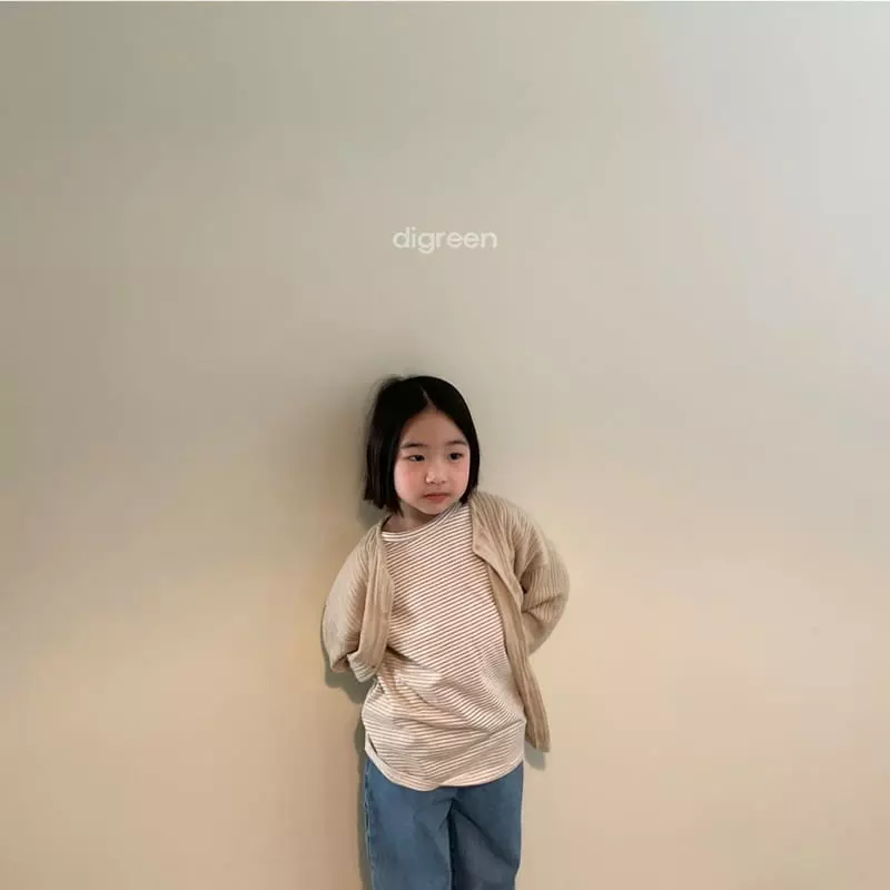 Digreen - Korean Children Fashion - #kidzfashiontrend - Natural Cardigan - 5