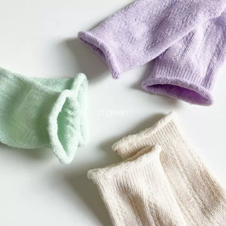 Digreen - Korean Children Fashion - #littlefashionista - Lumi Socks [set of 3] - 2