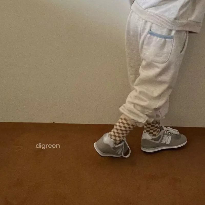 Digreen - Korean Children Fashion - #littlefashionista - Color Piping Pants - 7