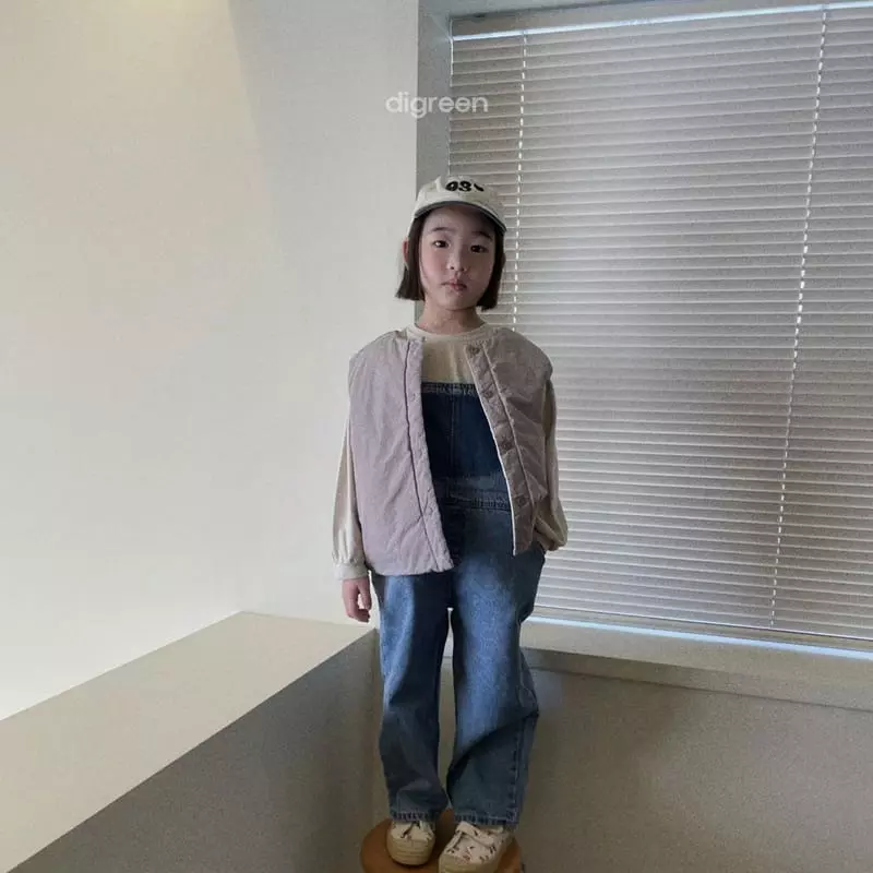 Digreen - Korean Children Fashion - #littlefashionista - Song Song Quilting Vest Reversible - 2