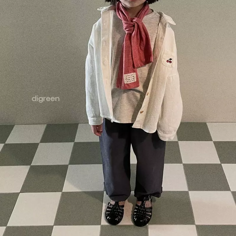 Digreen - Korean Children Fashion - #littlefashionista - Cherry Pocket Shirt - 12