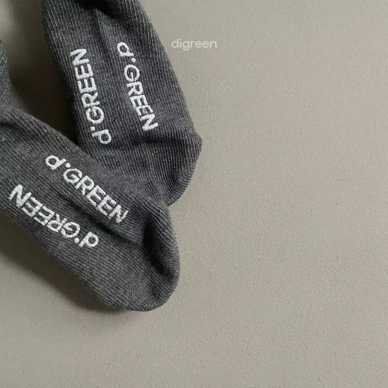 Digreen - Korean Children Fashion - #magicofchildhood - Ever Gray Socks [set of 3] - 10