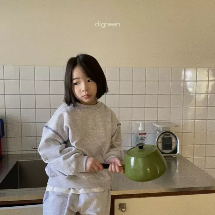 Digreen - Korean Children Fashion - #magicofchildhood - Embroidery Top Bottom Set  - 9
