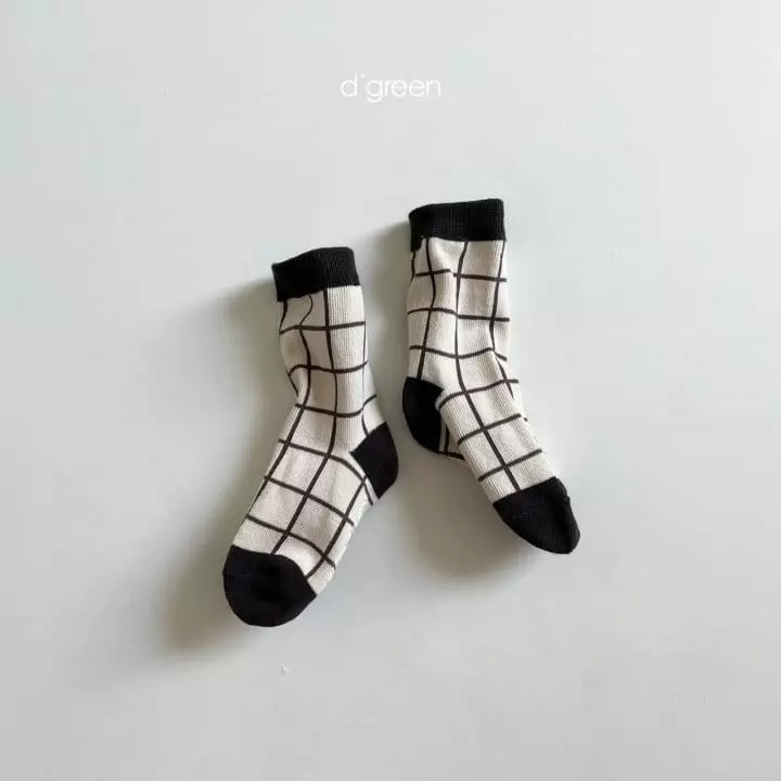 Digreen - Korean Children Fashion - #magicofchildhood - Teddu Series Socks [set of 3] - 7