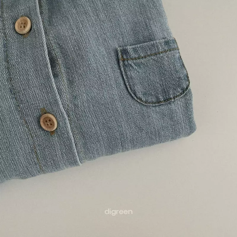 Digreen - Korean Children Fashion - #magicofchildhood - Denim Shirt - 10