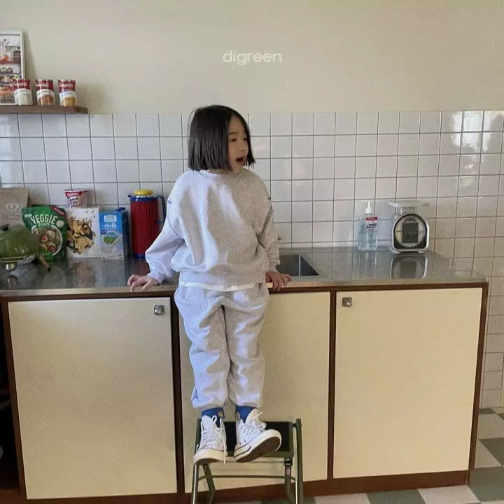 Digreen - Korean Children Fashion - #minifashionista - Embroidery Top Bottom Set  - 10