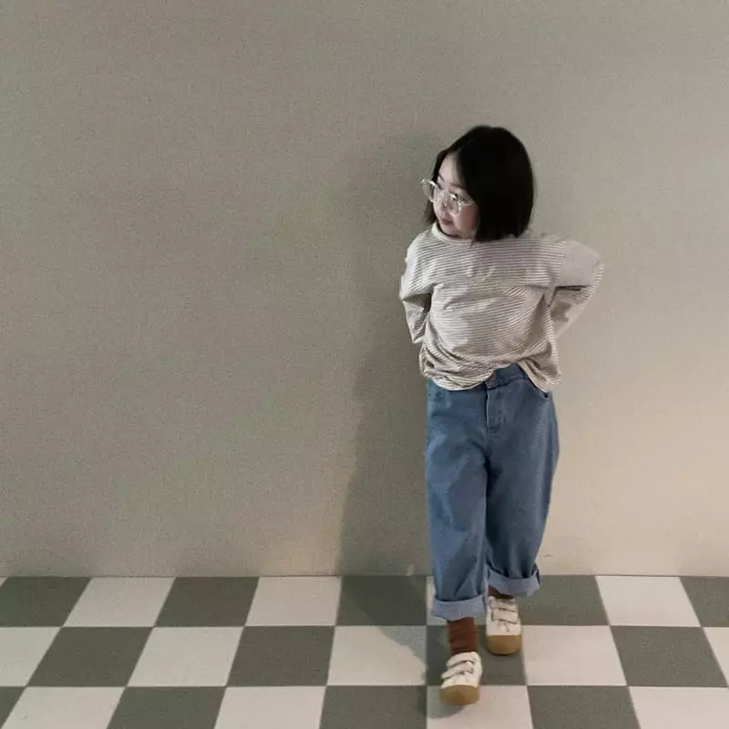 Digreen - Korean Children Fashion - #minifashionista - Stripes Tee - 3