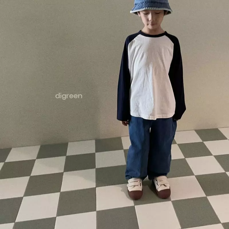 Digreen - Korean Children Fashion - #minifashionista - Natural Raglan Tee - 8
