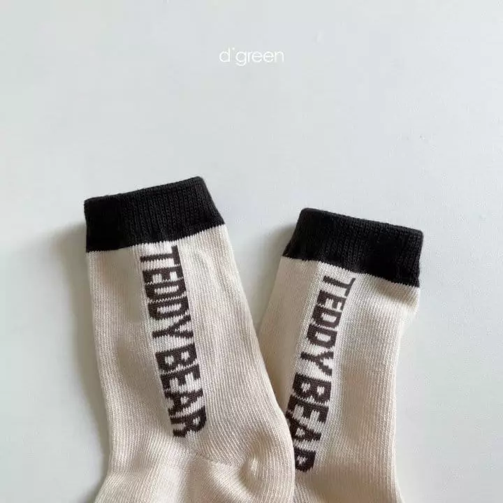 Digreen - Korean Children Fashion - #prettylittlegirls - Teddu Series Socks [set of 3] - 9