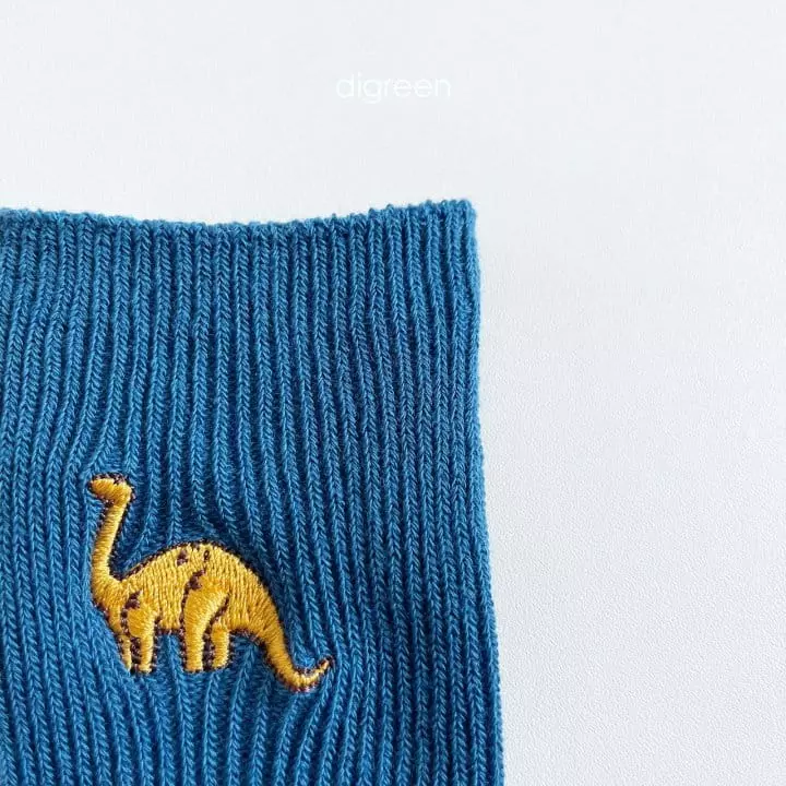 Digreen - Korean Children Fashion - #prettylittlegirls - Dino Socks [set of 3] - 6