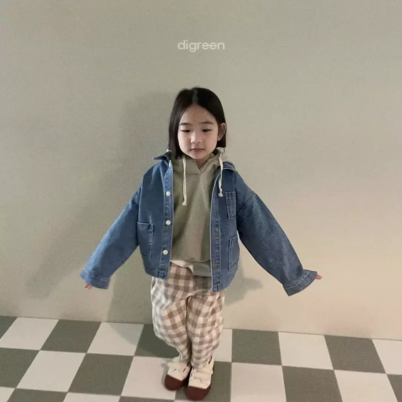 Digreen - Korean Children Fashion - #prettylittlegirls - Smecagi Denim Jacket - 8