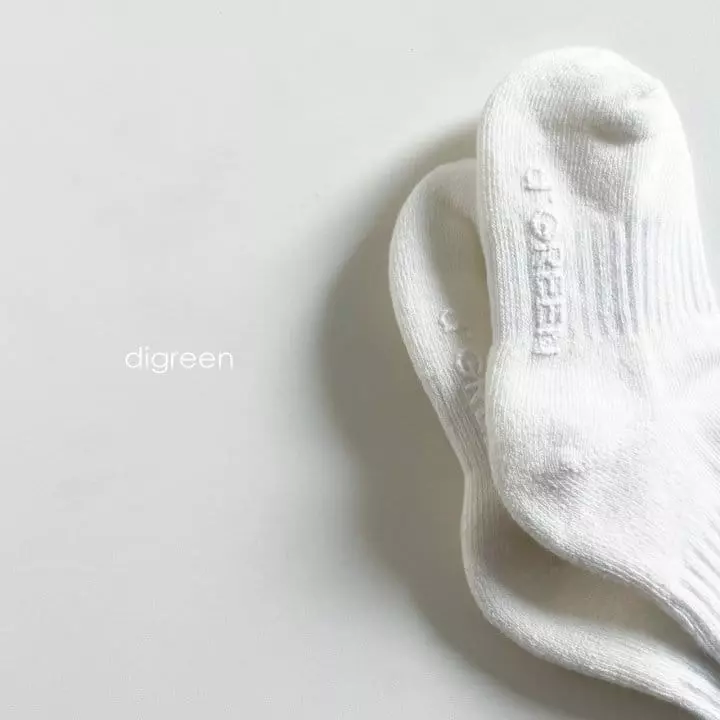 Digreen - Korean Children Fashion - #todddlerfashion - Stamdard Socks [set of 3] - 8