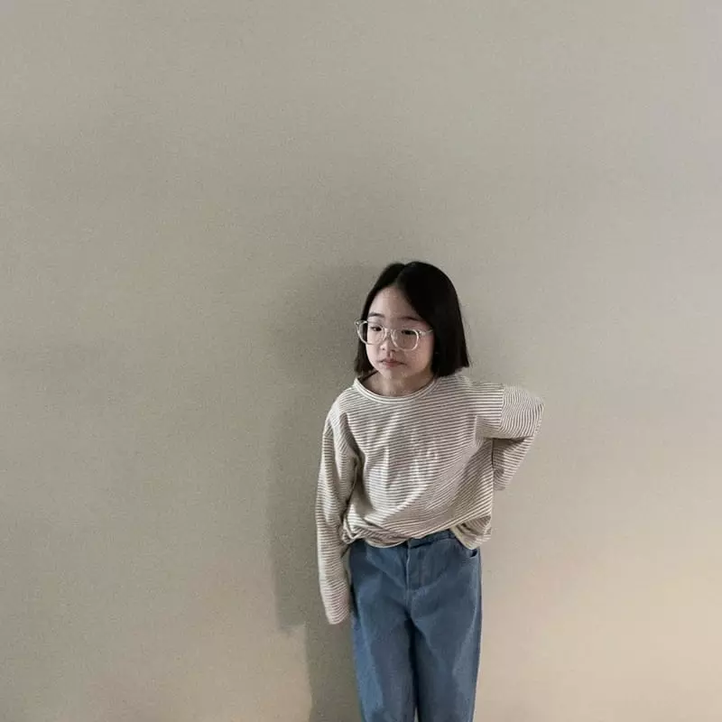 Digreen - Korean Children Fashion - #todddlerfashion - Stripes Tee - 5