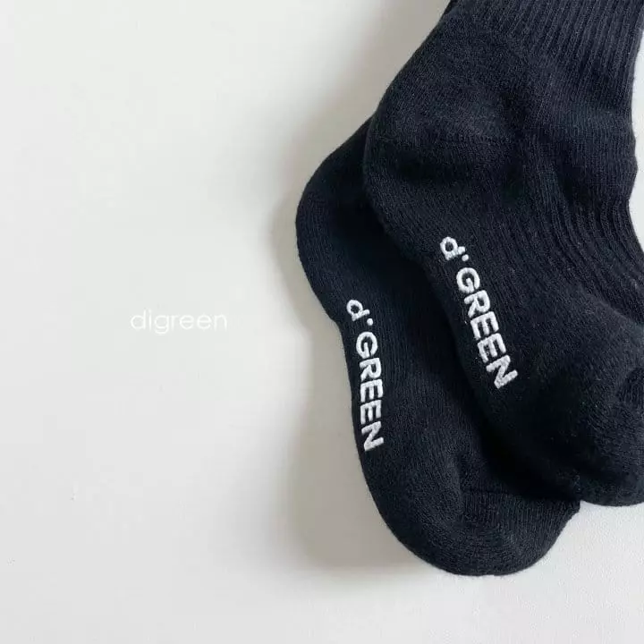 Digreen - Korean Children Fashion - #toddlerclothing - Stamdard Socks [set of 3] - 9
