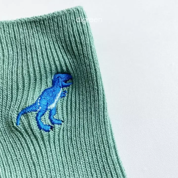Digreen - Korean Children Fashion - #toddlerclothing - Dino Socks [set of 3] - 8
