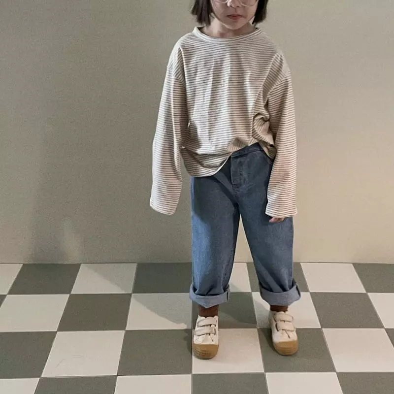 Digreen - Korean Children Fashion - #toddlerclothing - Stripes Tee - 6