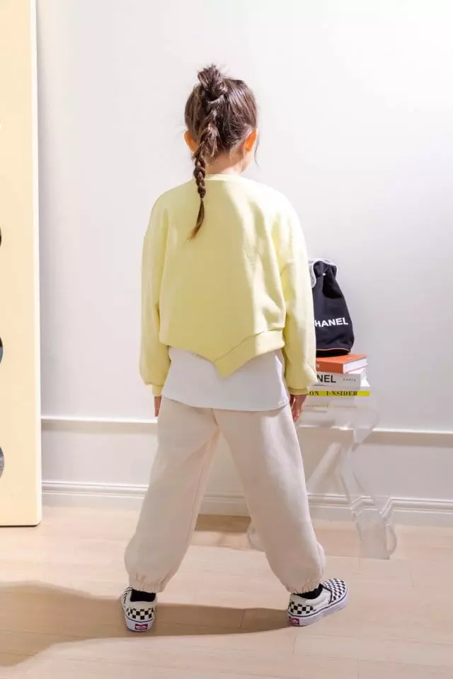 Dore Dore - Korean Children Fashion - #Kfashion4kids - Unbalance Crop Sweatshirt - 8