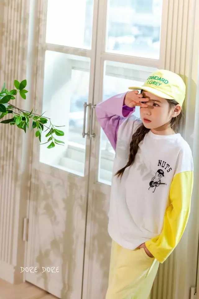 Dore Dore - Korean Children Fashion - #childofig - Peanuts Color Tee - 3