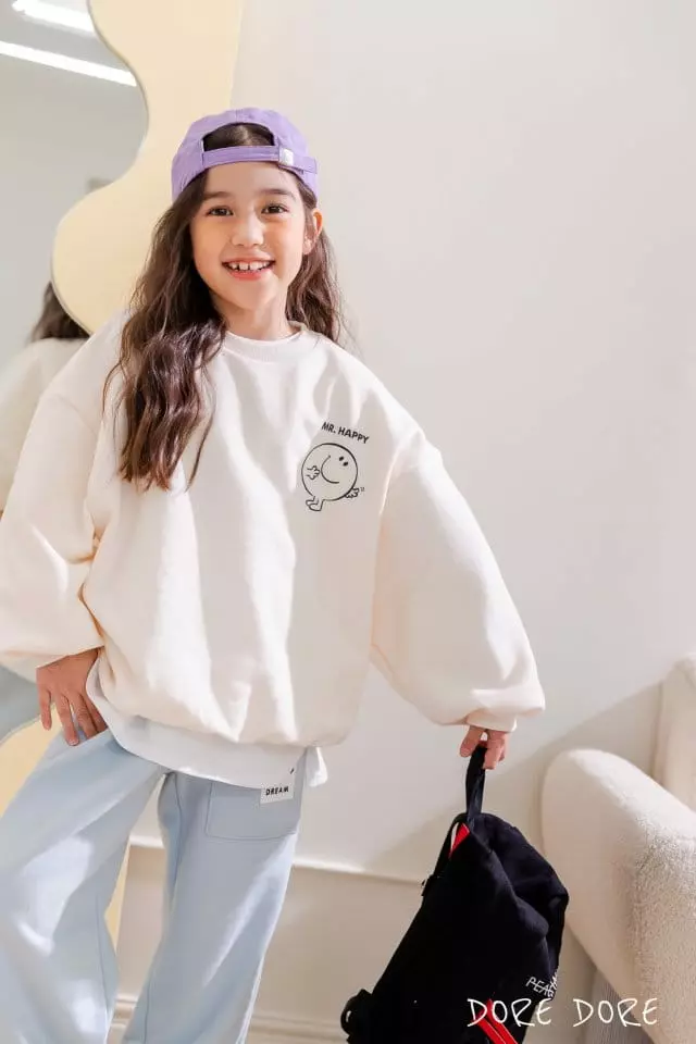 Dore Dore - Korean Children Fashion - #childofig - Mr Smile Sweatshirt - 11