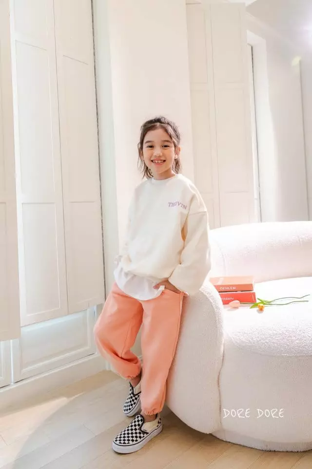Dore Dore - Korean Children Fashion - #childofig - Bi Bean Smile Sweatshirt - 10