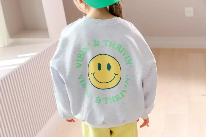 Dore Dore - Korean Children Fashion - #childofig - Bi Bean Smile Sweatshirt - 9