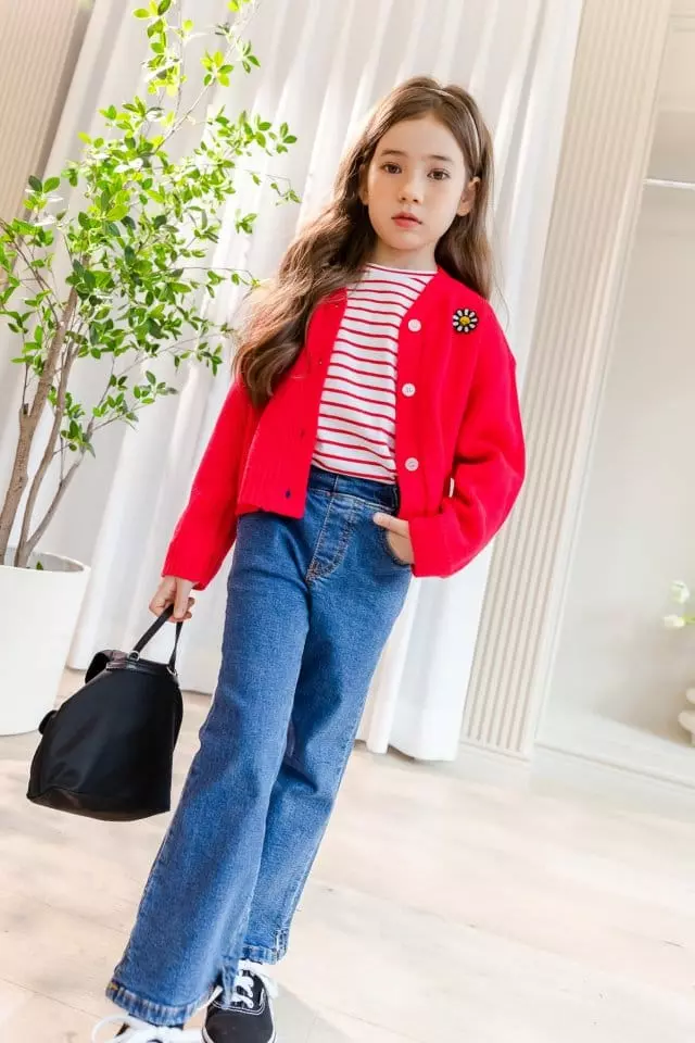 Dore Dore - Korean Children Fashion - #designkidswear - Both Slit Bootscut Pants - 8