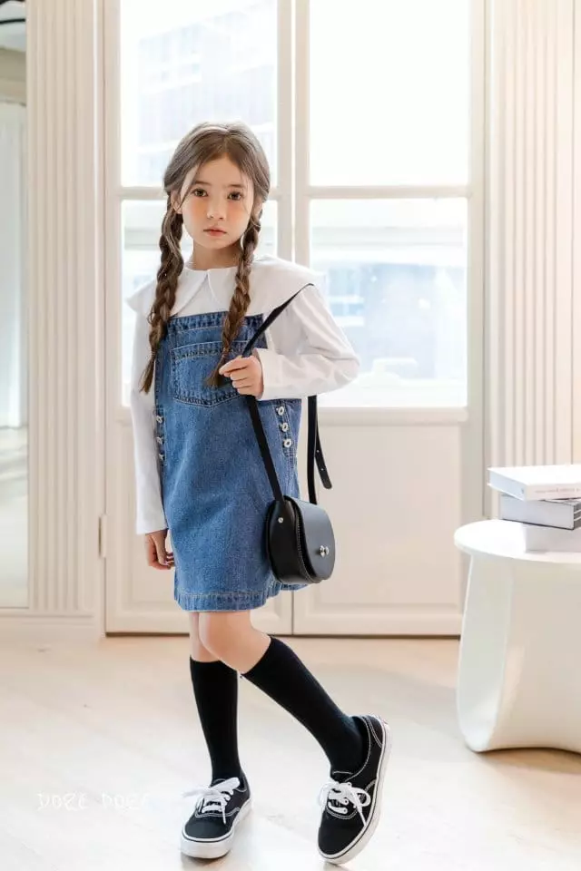 Dore Dore - Korean Children Fashion - #designkidswear - Circlr Colllar Tee - 4