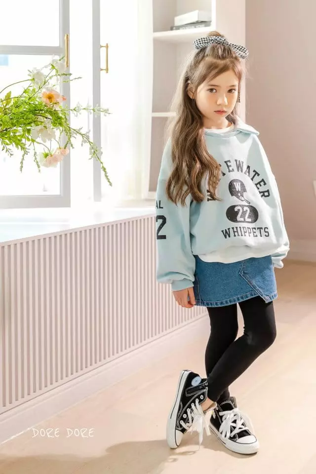 Dore Dore - Korean Children Fashion - #discoveringself - 22 Collar Sweatshirt - 9