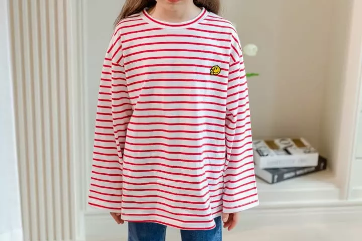 Dore Dore - Korean Children Fashion - #kidsshorts - V Wapean Stripes Tee - 7
