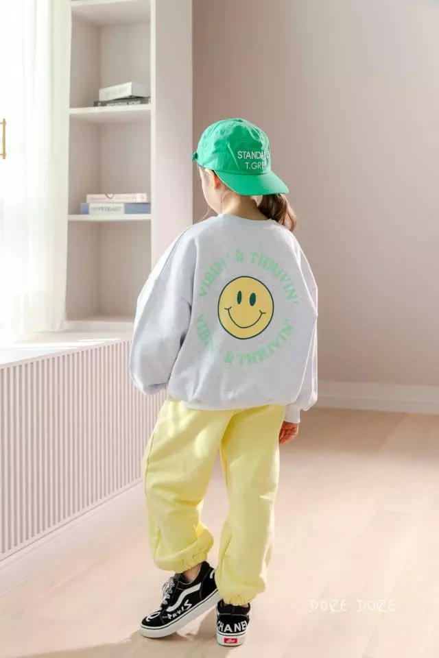 Dore Dore - Korean Children Fashion - #kidsstore - Bi Bean Smile Sweatshirt - 2