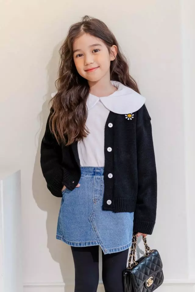 Dore Dore - Korean Children Fashion - #kidzfashiontrend - Roy Denim Skirt Leggings - 11