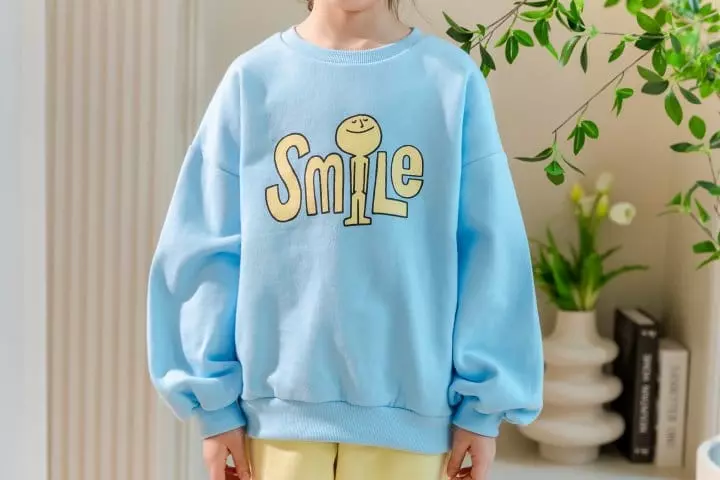 Dore Dore - Korean Children Fashion - #kidzfashiontrend - Smile Sweatshirt - 2