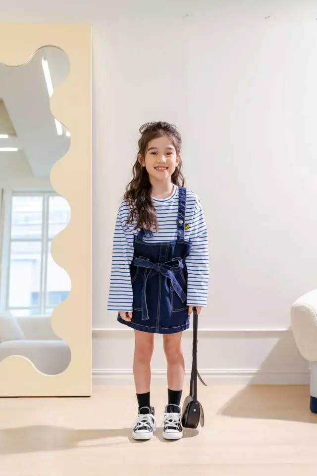 Dore Dore - Korean Children Fashion - #littlefashionista - V Wapean Stripes Tee - 11
