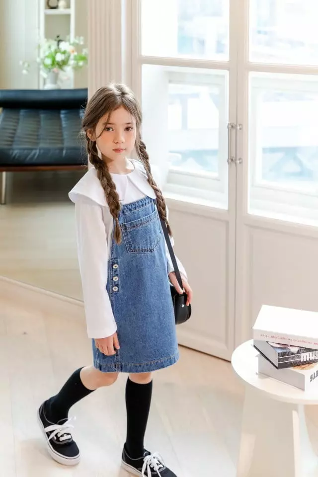 Dore Dore - Korean Children Fashion - #littlefashionista - Circlr Colllar Tee - 10