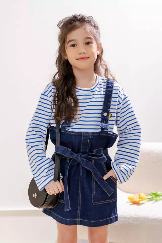 Dore Dore - Korean Children Fashion - #magicofchildhood - V Wapean Stripes Tee - 12
