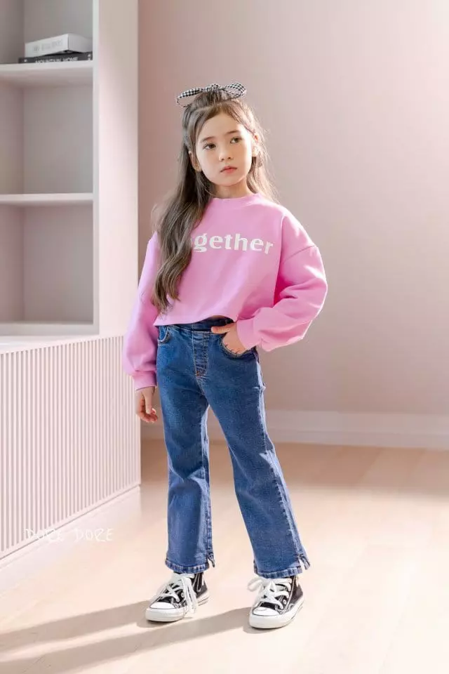 Dore Dore - Korean Children Fashion - #magicofchildhood - Together Crop Sweatshirt - 9