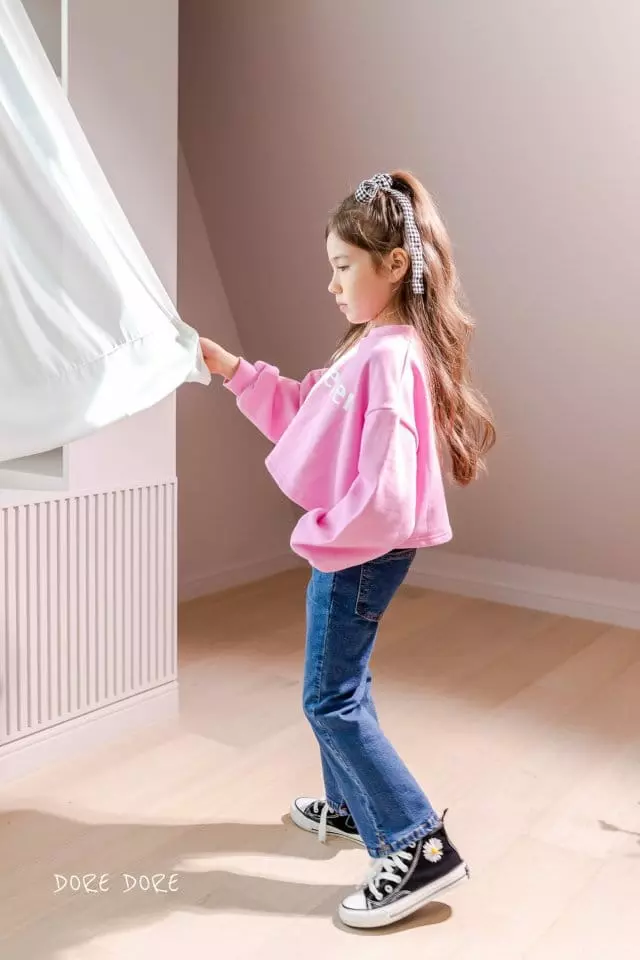 Dore Dore - Korean Children Fashion - #minifashionista - Together Crop Sweatshirt - 10